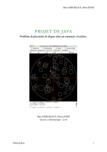 projet de java