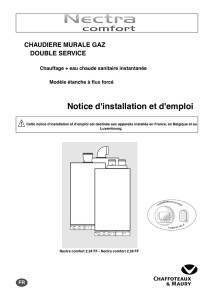 Notice d`installation et d`emploi