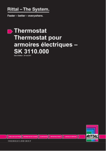 Thermostat Thermostat pour armoires électriques – SK 3110.000