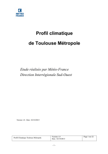 Télécharger le profil climatique de Toulouse Métropole ( format )