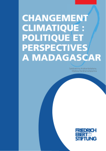 Changement climatique : politique et - fes