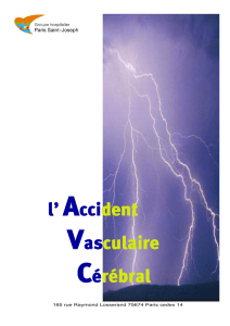 livret AVC patient