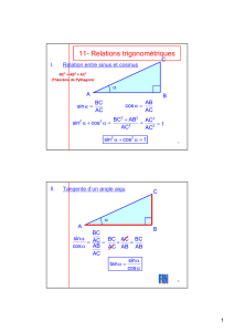 11- Relations trigonométriques