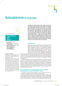 Amiodaroneet thyroïde - Revue Médicale Suisse