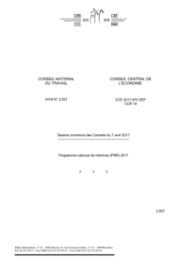Avis n° 2031 - Programme national de réformes (PNR)
