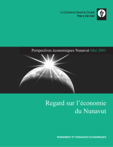 Perspectives économiques Nunavut