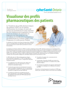 Visualiseur des profils pharmaceutiques des patients