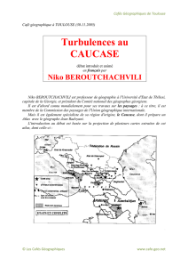Compte-rendu Caucase 30.11.05