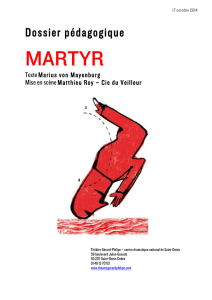 MARTYR - theatre gerard philipe