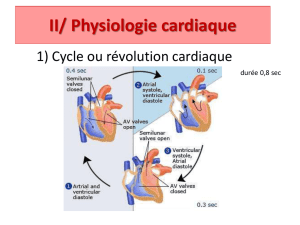 UE 2.7 Partie 1 Physiologie Cardio