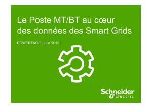 Le Poste MT/BT au cœur des données des Smart Grids