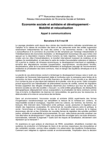 Economie sociale et solidaire et développement