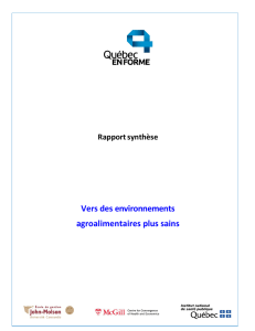 Vers des environnements agroalimentaires plus