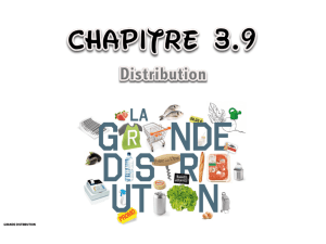 Chapitre 3.9 Distribution