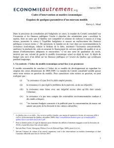 Cadre d`intervention en matière économique: Esquisse de quelques