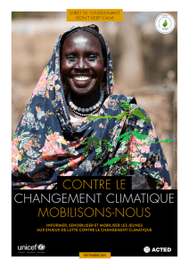 contre le changement climatique mobilisons-nous