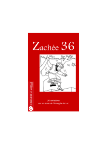 Dossier Zachée - Compagnie La Marelle