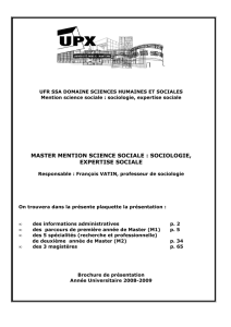 brochure science sociale - Université Paris Nanterre