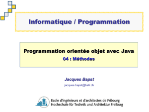 Informatique / Programmation - Jacques BAPST
