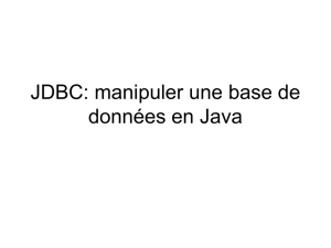 JDBC: manipuler une base de données en Java