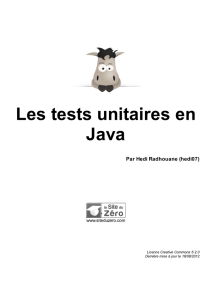 Les tests unitaires en Java