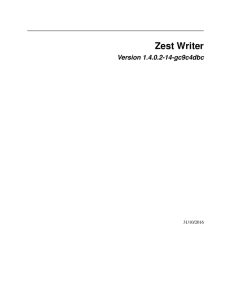 Zest Writer - Read the Docs