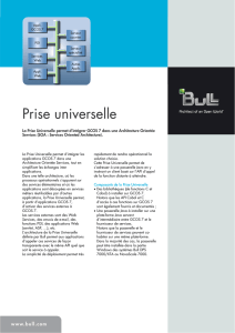 Prise universelle - Support