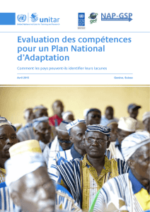 Evaluation des compétences pour un Plan National