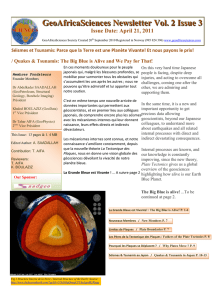 GeoAfricaSciences Newsletter Vol. 2 Issue 3