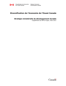 PDF - Diversification de l`économie de l`Ouest Canada
