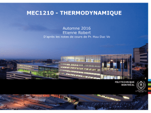 mec1210 - thermodynamique