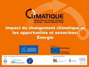 IMPACT DES VARIABLES CLIMATIQUES SUR LE SECTEUR