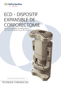 ECD - DISPOSITIF EXPANSIBLE DE CORPORECTOMIE