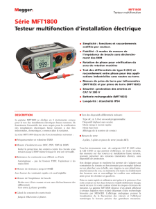 Série MFT1800 - Test et mesure électrique