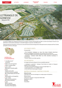 le triangle de gonesse - L`EPA Plaine de France