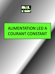 convertisseur led courant constant