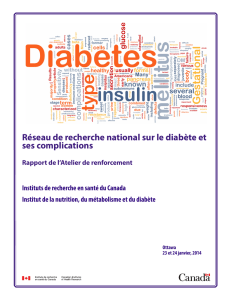 Réseau de recherche national sur le diabète et ses complications