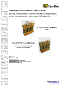 Transformateurs triphases basse tension - electro-ohms