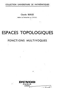 espaces topologiques