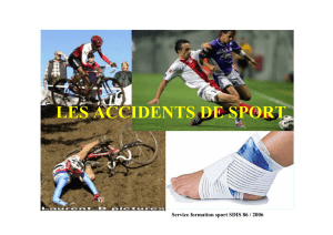 Les accidents de sport