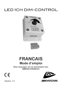 guide d`utilisation