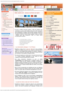 Autour du Pont du Gard : Idées week end Languedoc