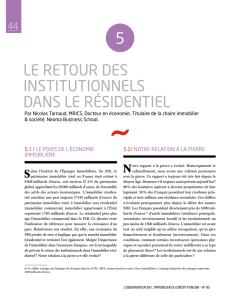 le retour des institutionnels dans le résidentiel