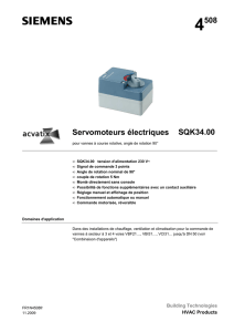 4508 Servomoteurs électriques SQK34.00