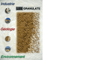 Granulats - Documentation eaufrance