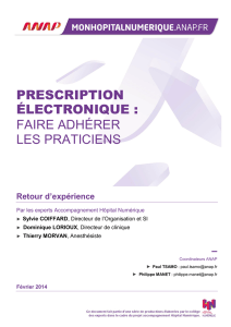 prescription électronique
