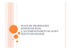 Ville-Hôpital : le rôle du pharmacien