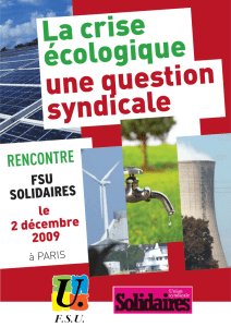 Meeting FSU-Solidaires le 2 décembre à Paris