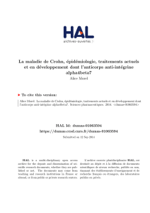 La maladie de Crohn, épidémiologie, traitements - Dumas