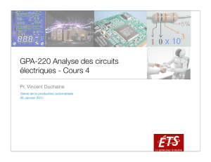 GPA-220 Analyse des circuits électriques